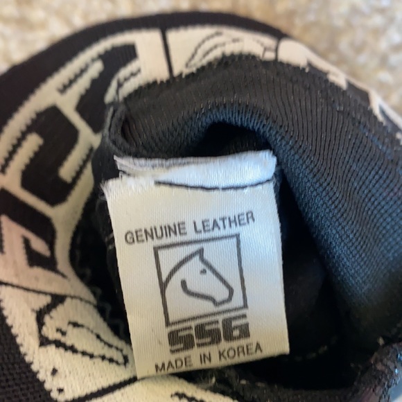 New SSG black cowboy leather roping glove right hand size small - Picture 6 of 8